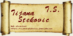 Tijana Steković vizit kartica